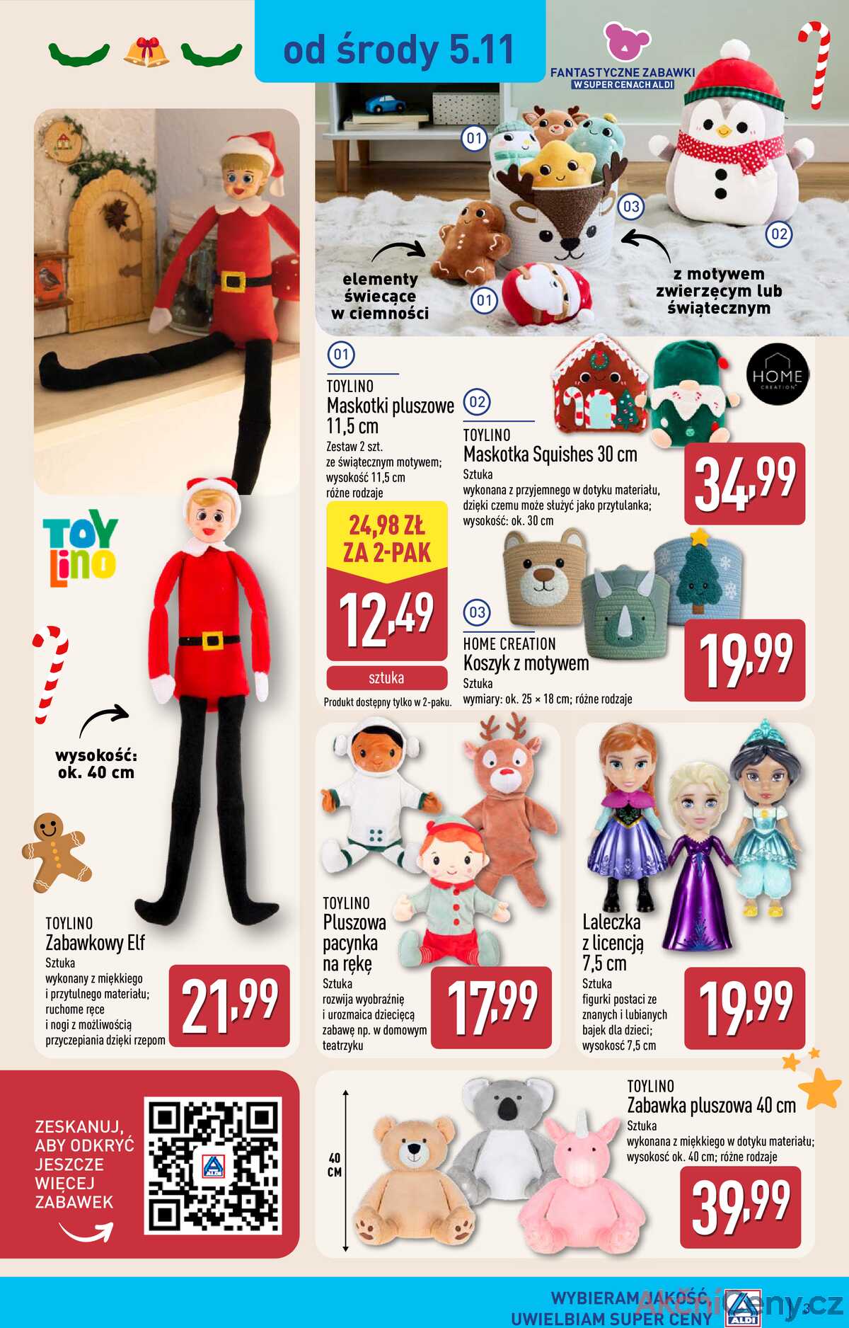 Leták Aldi Polsko 5.11.-11.11.2025 - Průmyslové výrobky a textil strana 3