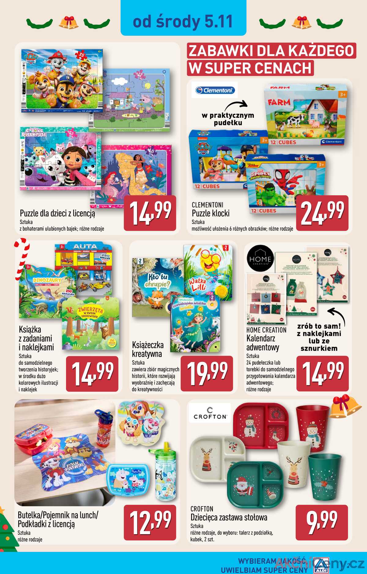 Leták Aldi Polsko 5.11.-11.11.2025 - Průmyslové výrobky a textil strana 7