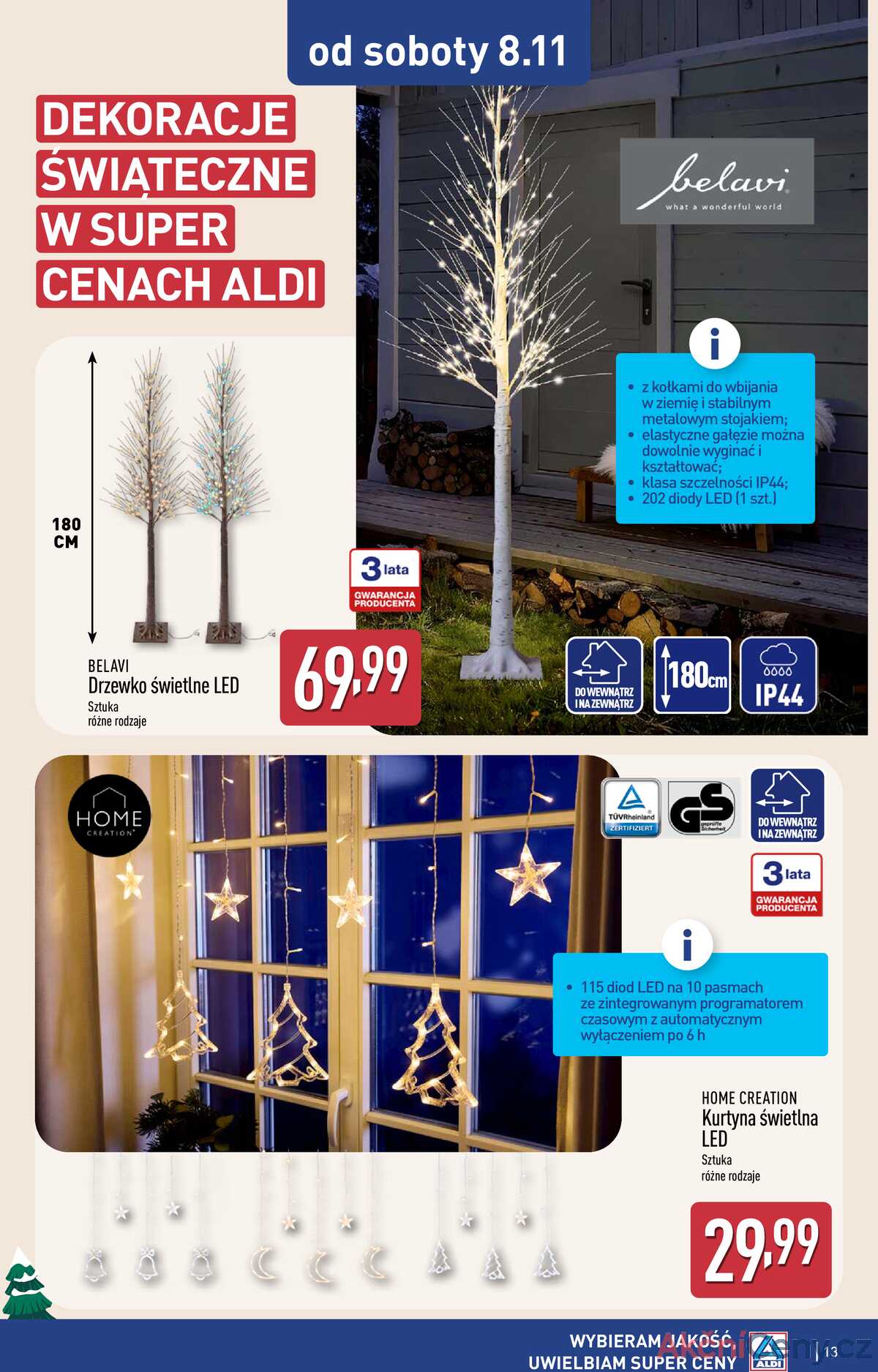 Leták Aldi Polsko 5.11.-11.11.2025 - Průmyslové výrobky a textil strana 13
