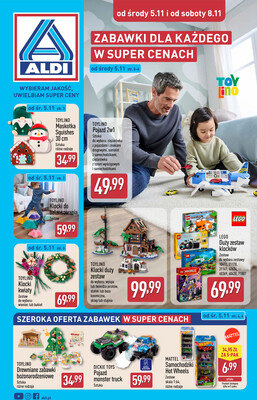 Leták Aldi Polsko 5.11.-11.11.2025 - Průmyslové výrobky a textil