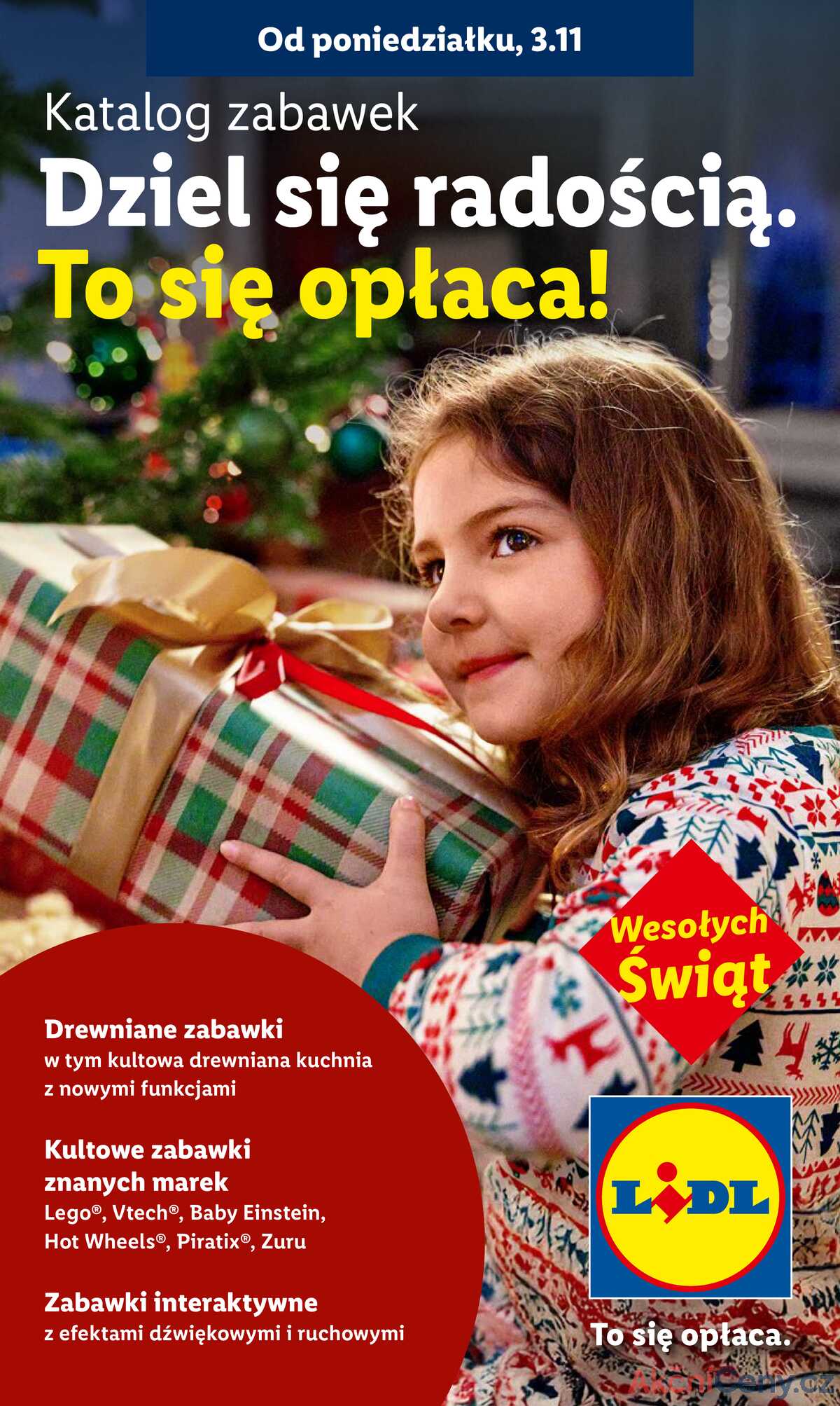 Leták Lidl Polsko 3.11.-24.12.2025 - Katalog hraček strana 1