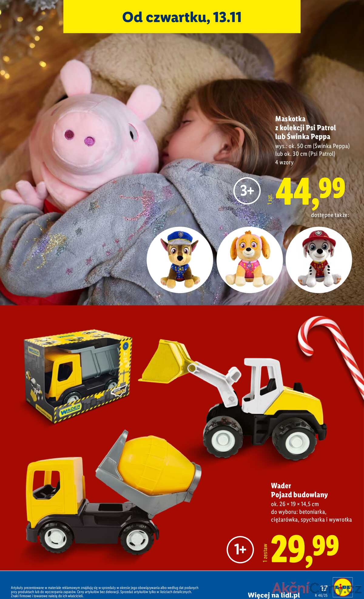 Leták Lidl Polsko 3.11.-24.12.2025 - Katalog hraček strana 17