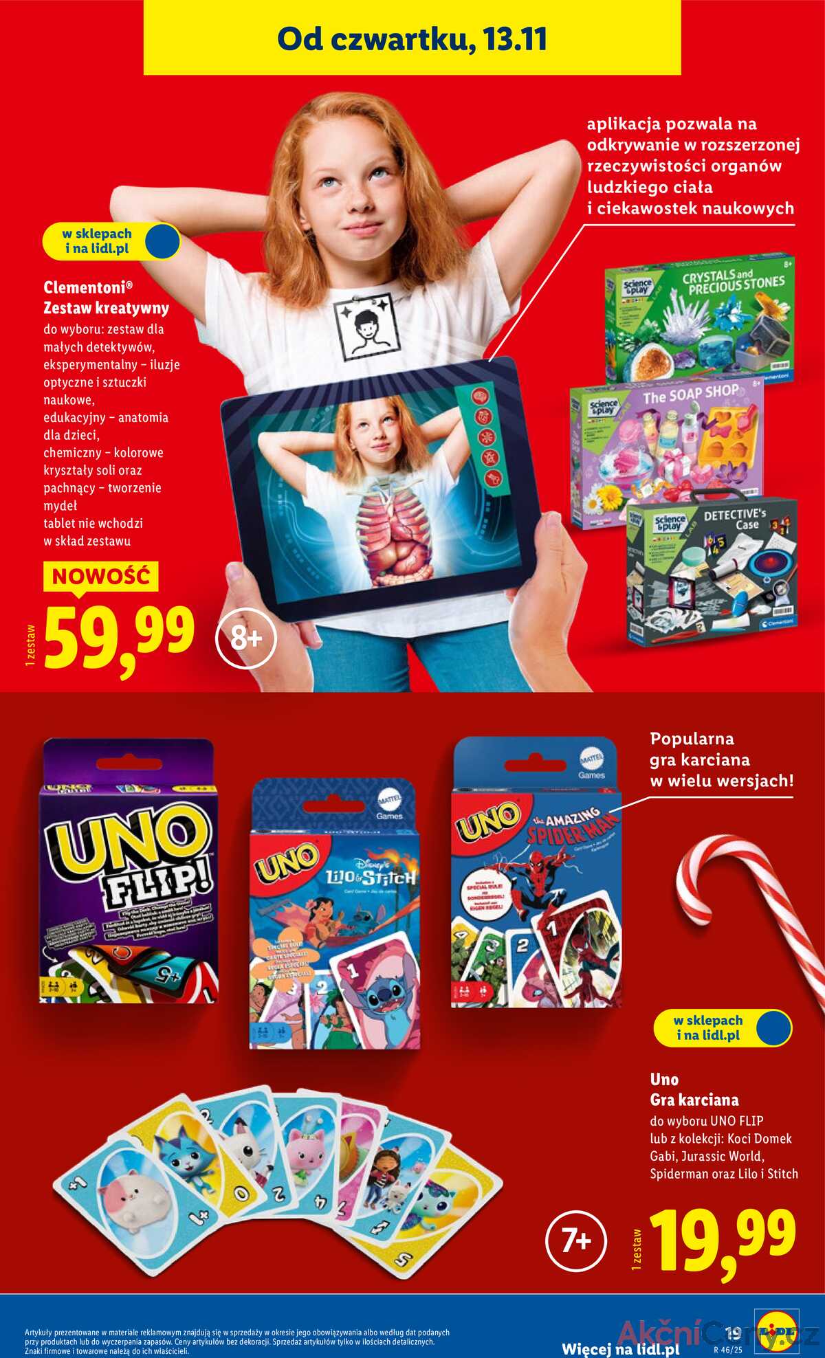 Leták Lidl Polsko 3.11.-24.12.2025 - Katalog hraček strana 19