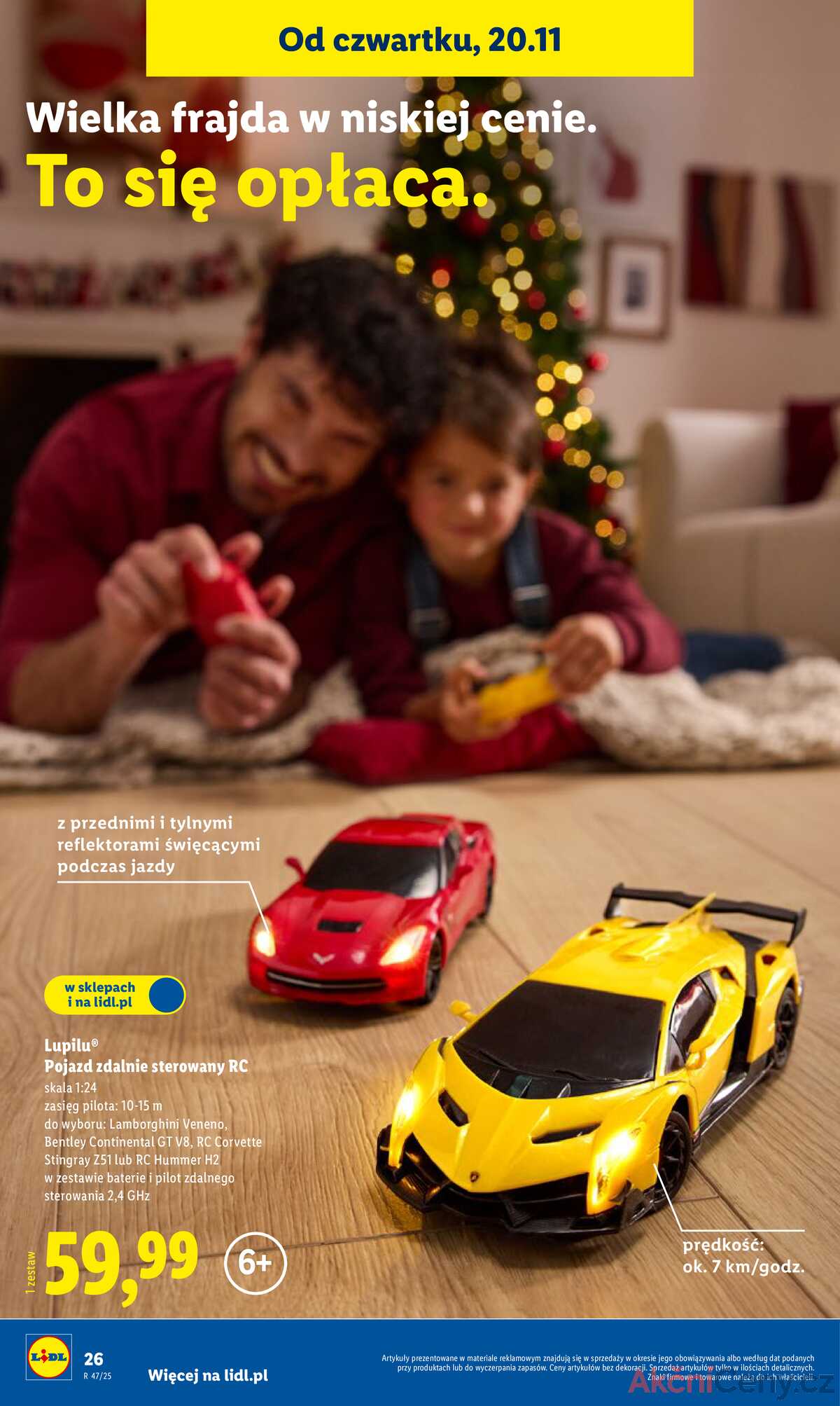 Leták Lidl Polsko 3.11.-24.12.2025 - Katalog hraček strana 26