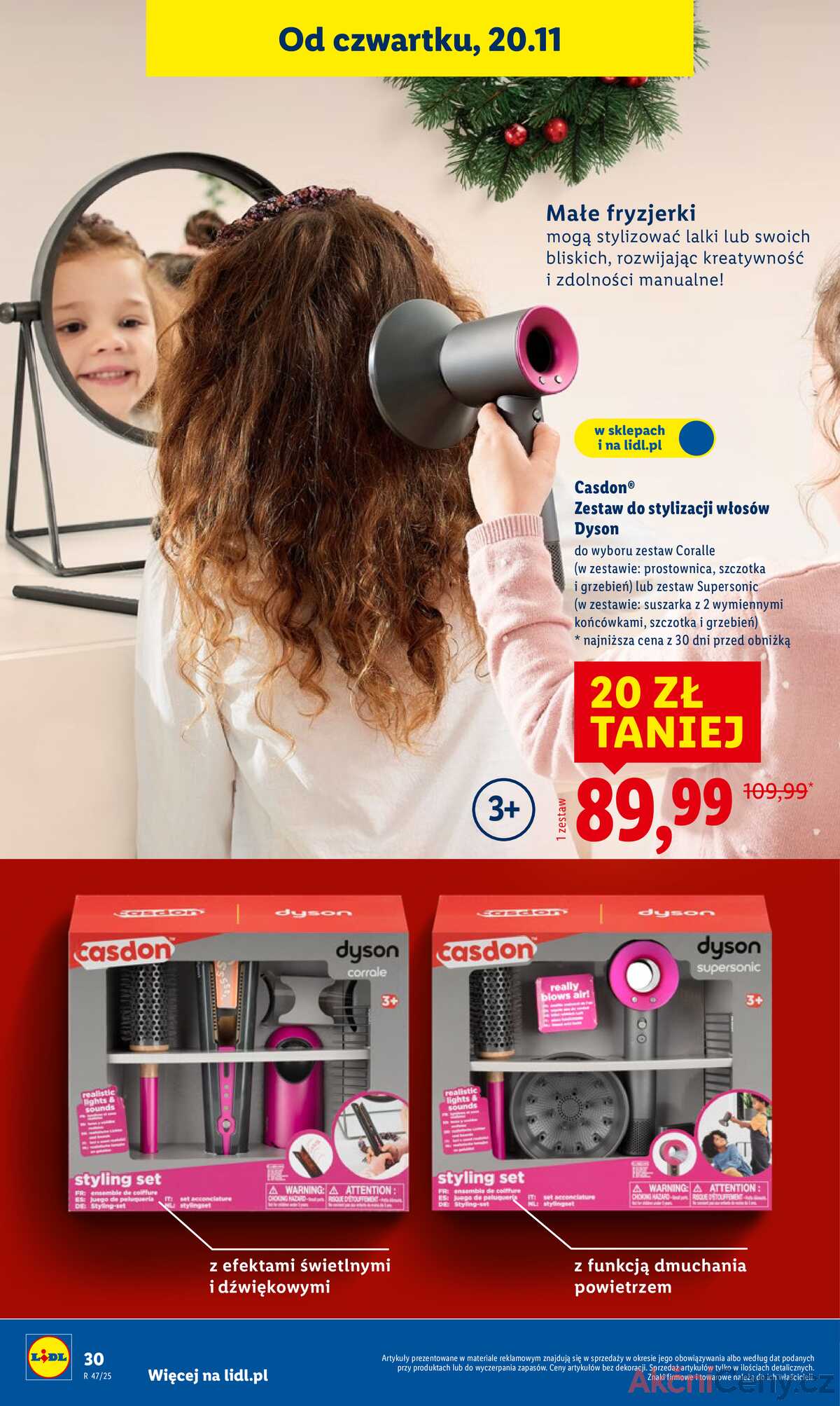 Leták Lidl Polsko 3.11.-24.12.2025 - Katalog hraček strana 30
