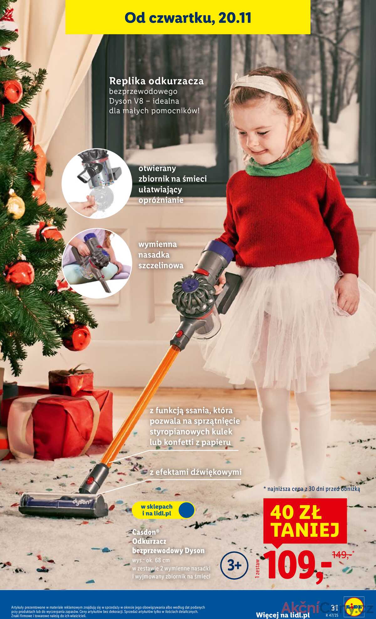 Leták Lidl Polsko 3.11.-24.12.2025 - Katalog hraček strana 31