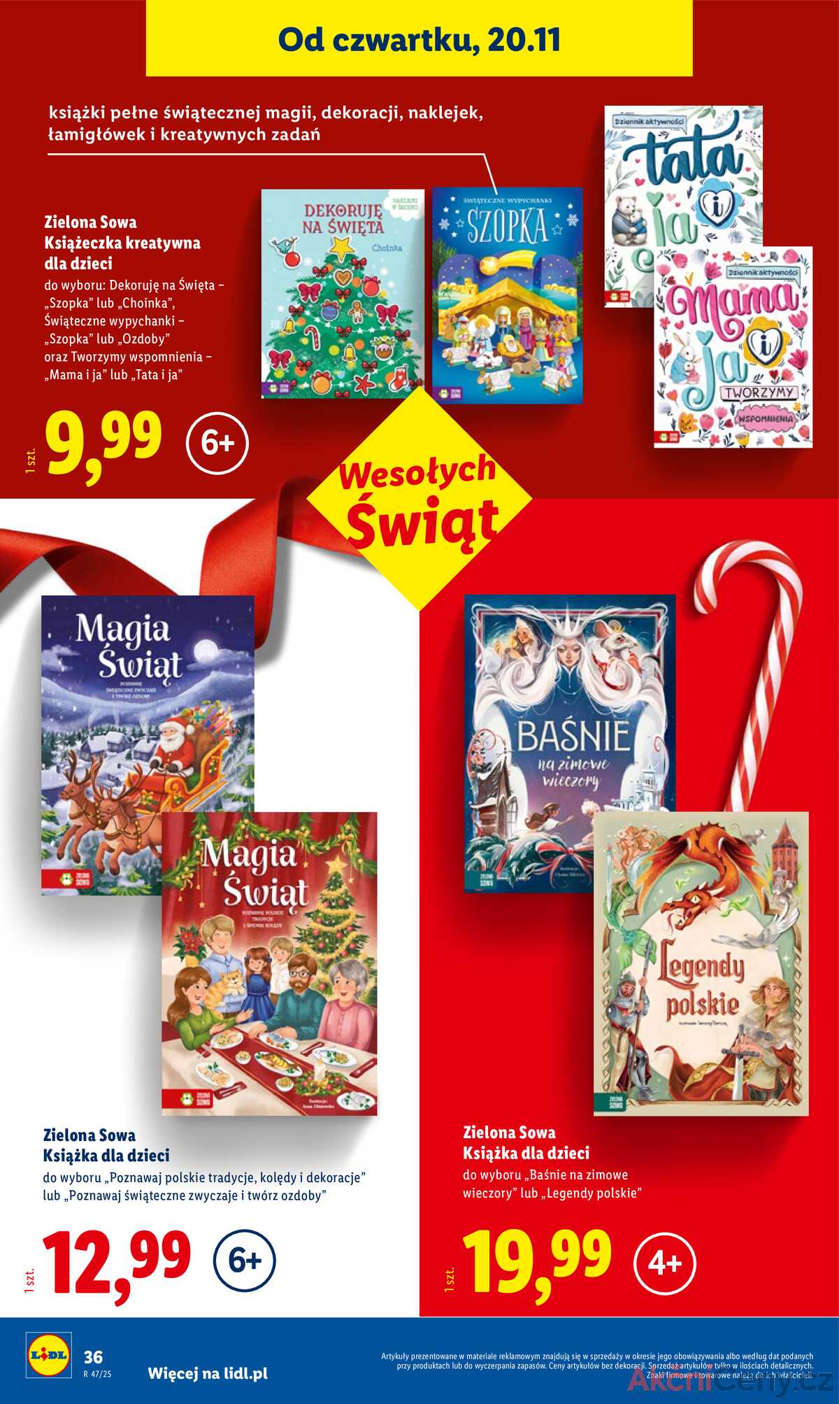 Leták Lidl Polsko 3.11.-24.12.2025 - Katalog hraček strana 36