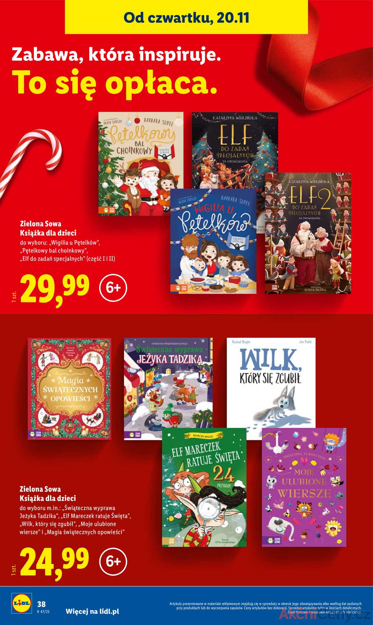 Leták Lidl Polsko 3.11.-24.12.2025 - Katalog hraček strana 38