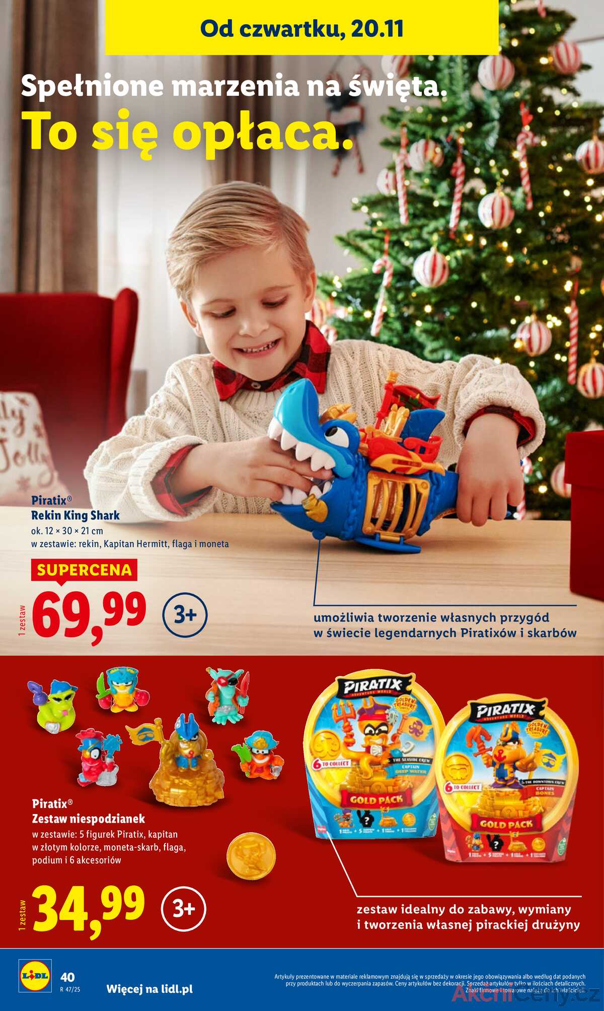 Leták Lidl Polsko 3.11.-24.12.2025 - Katalog hraček strana 40