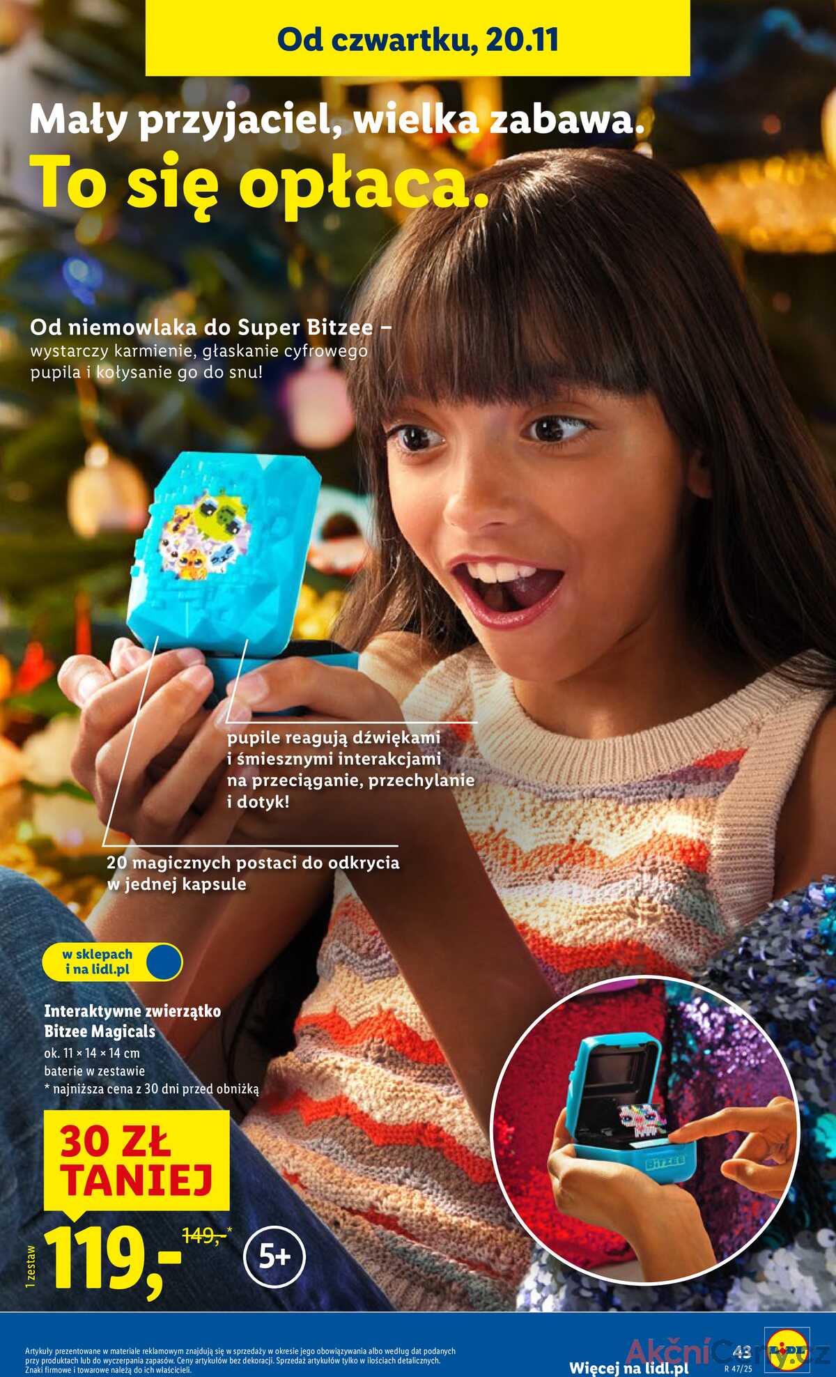 Leták Lidl Polsko 3.11.-24.12.2025 - Katalog hraček strana 43