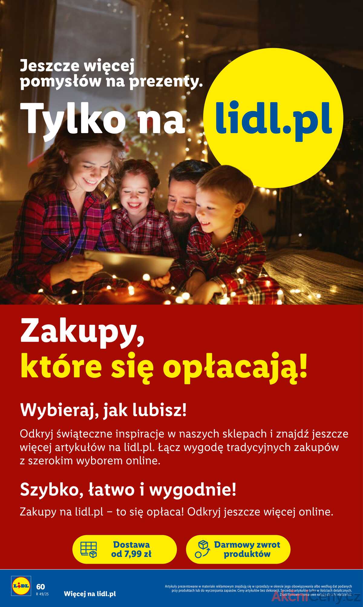 Leták Lidl Polsko 3.11.-24.12.2025 - Katalog hraček strana 60