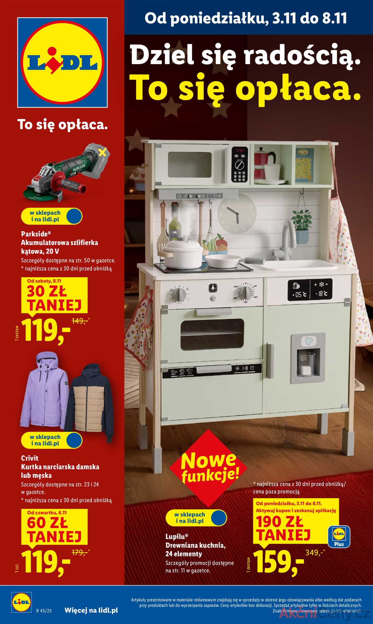 Katalog Lidl Polsko 3.11.-7.11.2025 strana 1