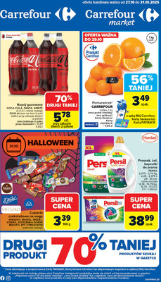 Leták Carrefour Polsko 27.10.-31.10.2025 - Trh od pondělí!