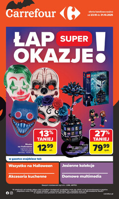 Leták Carrefour Polsko 23.10.-31.10.2025 - Zachyťte super nabídky od čtvrtka!!!