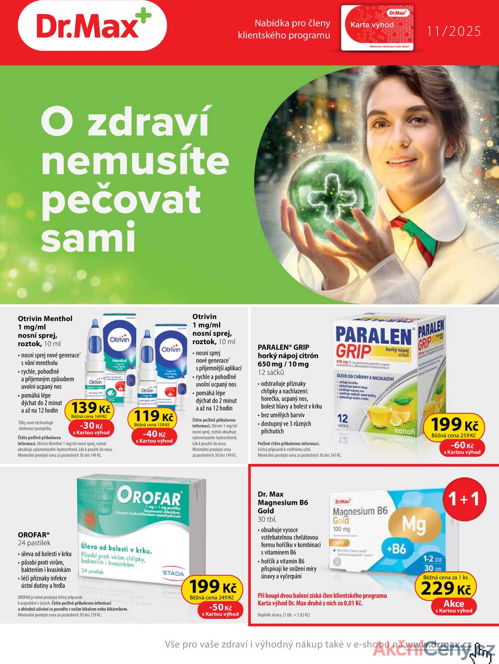 Leták Dr.Max
platný do 30.11.2025 - strana 1