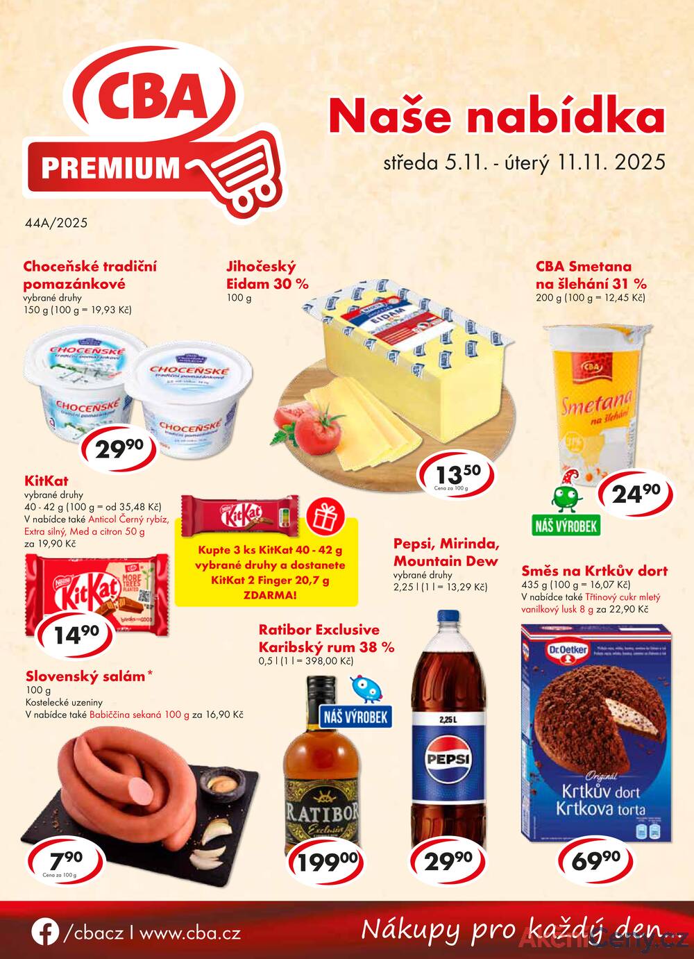 Leták CBA
platný do 11.11.2025 - strana 1