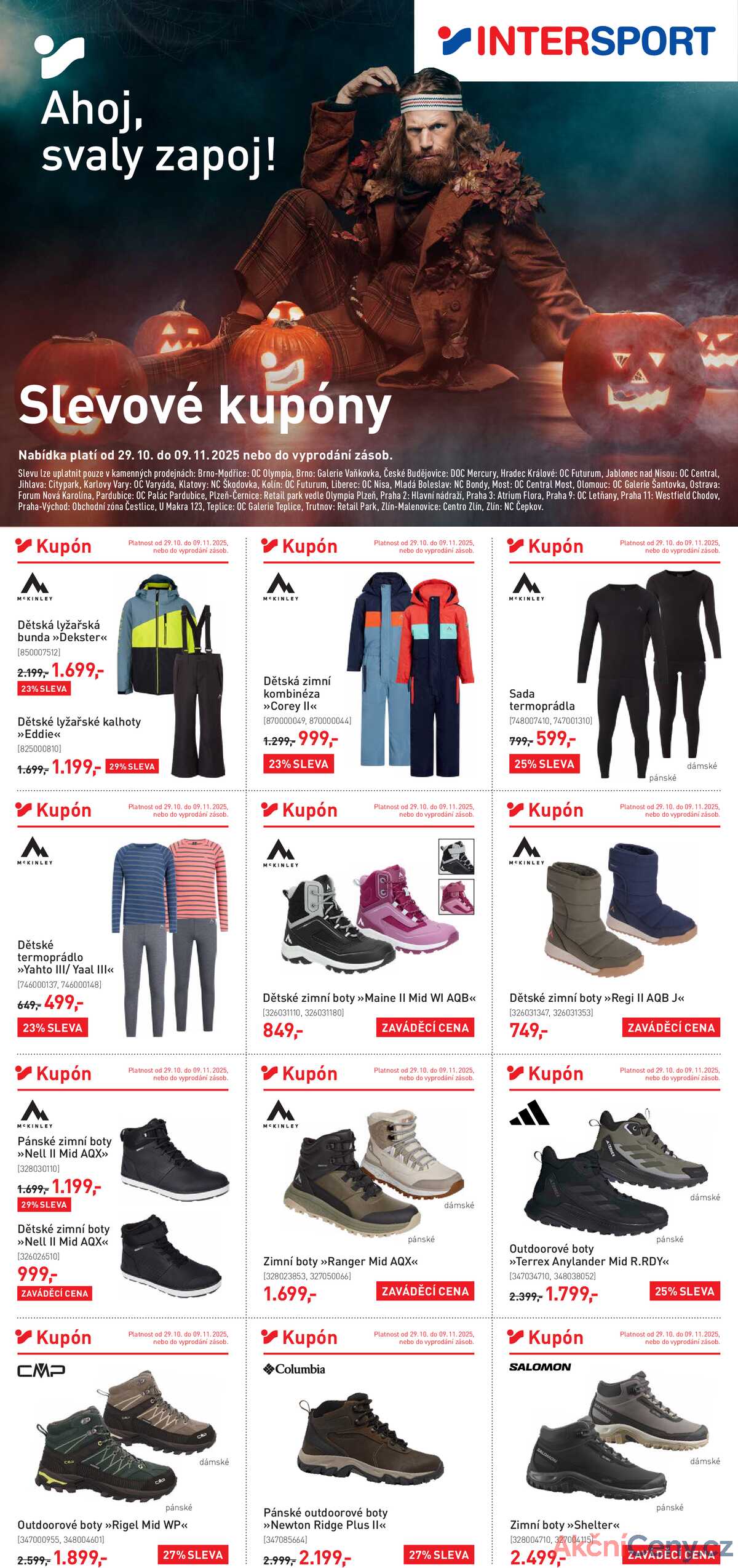 Intersport  od 29.10. do 9.11.2025 strana 1