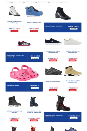 Intersport Boty - 28. 10. 2025