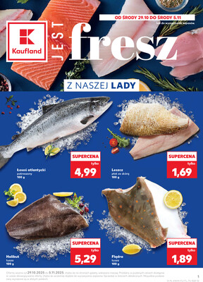 Leták Kaufland Polsko 29.10.-5.11.2025