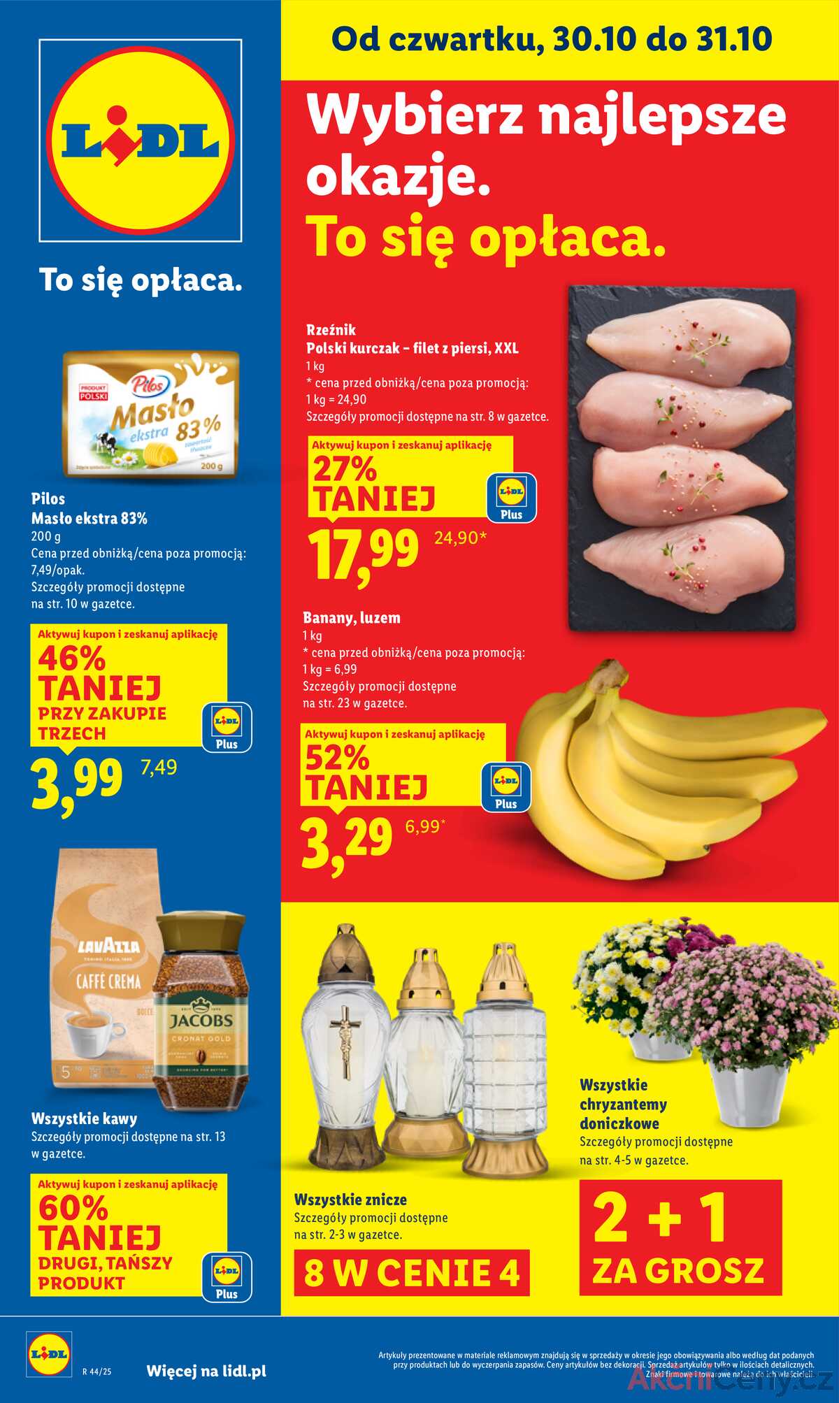 Leták Lidl Polsko 30.10.-31.10.2025 strana 1