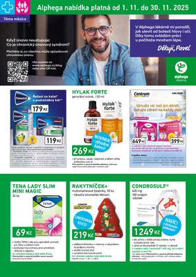 Alphega lékárny letáky