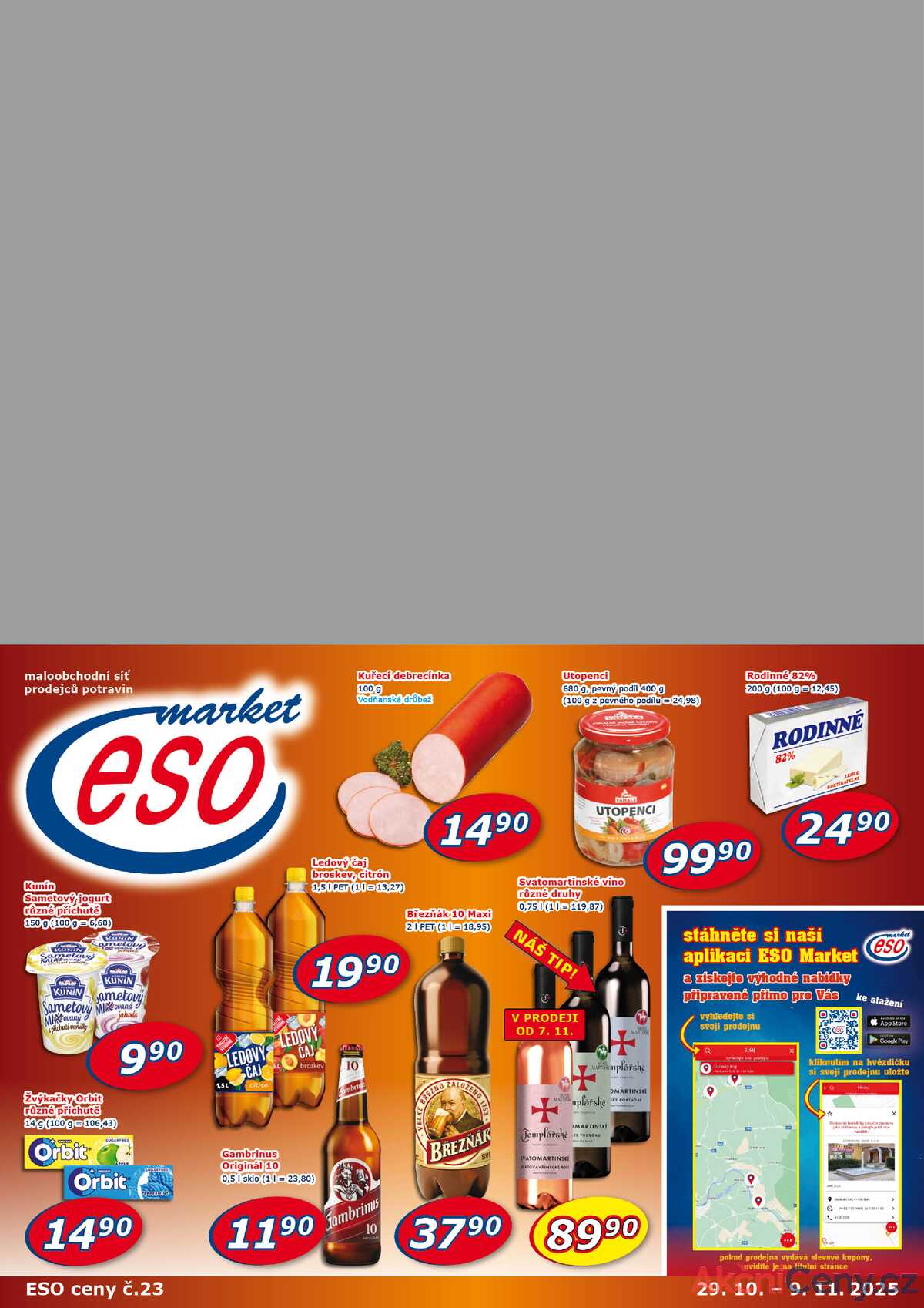 ESO market do 9.11. strana 1