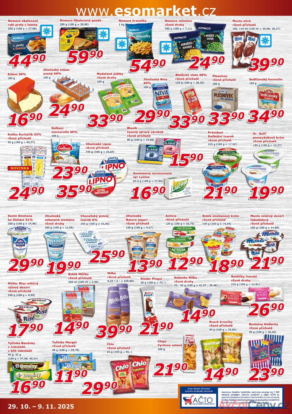 Leták ESO market
platný do 9.11.2025 - strana 3
