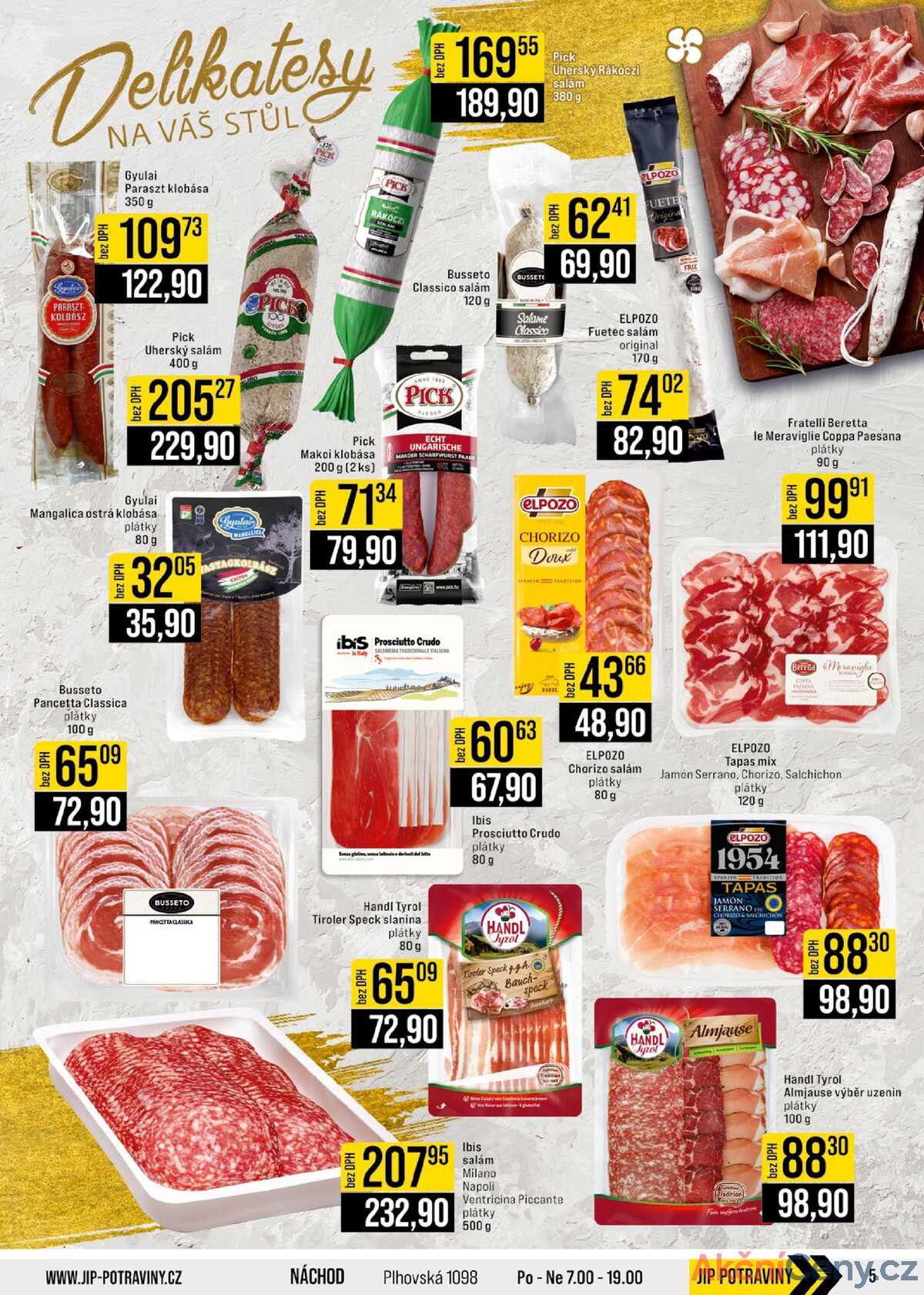 JIP Cash & Carry Brno, Praha, Ostrava, Jilemnice, Pardubice, Ostrava, Karlovy Vary, Olomouc a Zlín od 29.10. do 4.11.2025 strana 5