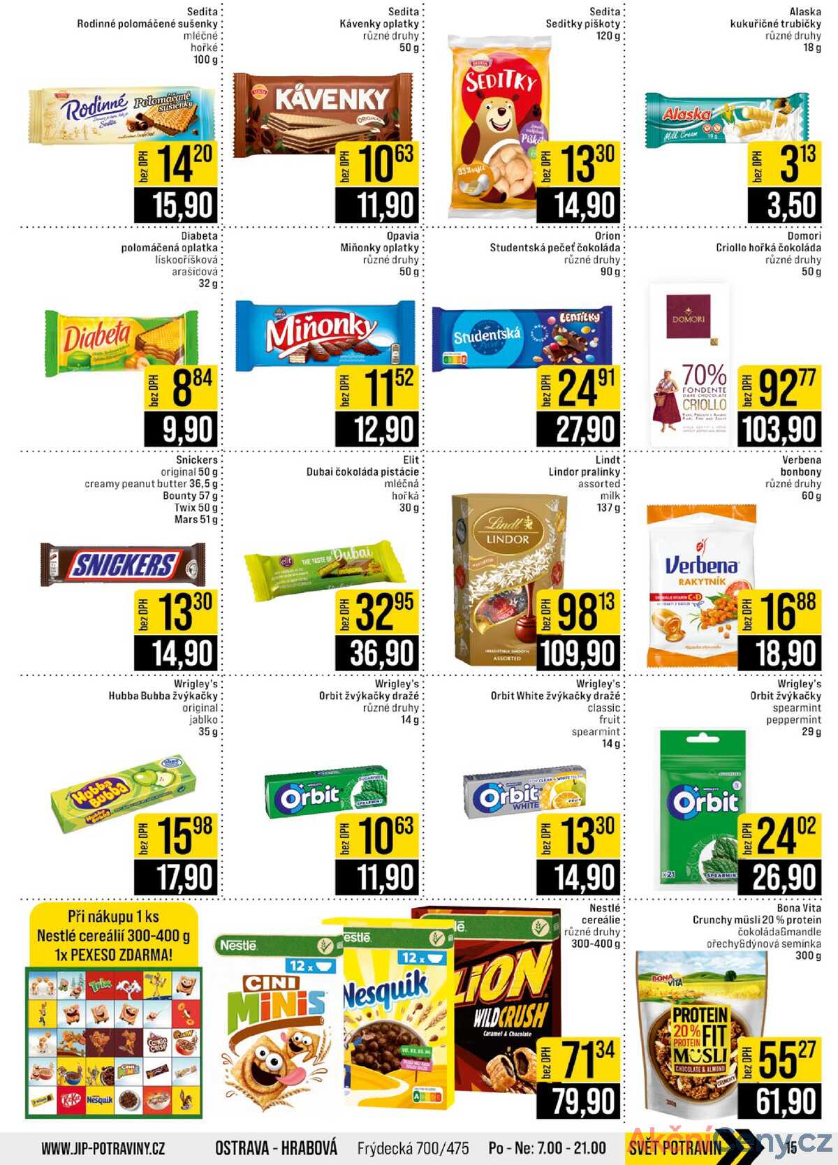 JIP Cash & Carry Brno, Praha, Ostrava, Jilemnice, Pardubice, Ostrava, Karlovy Vary, Olomouc a Zlín od 29.10. do 4.11.2025 strana 15