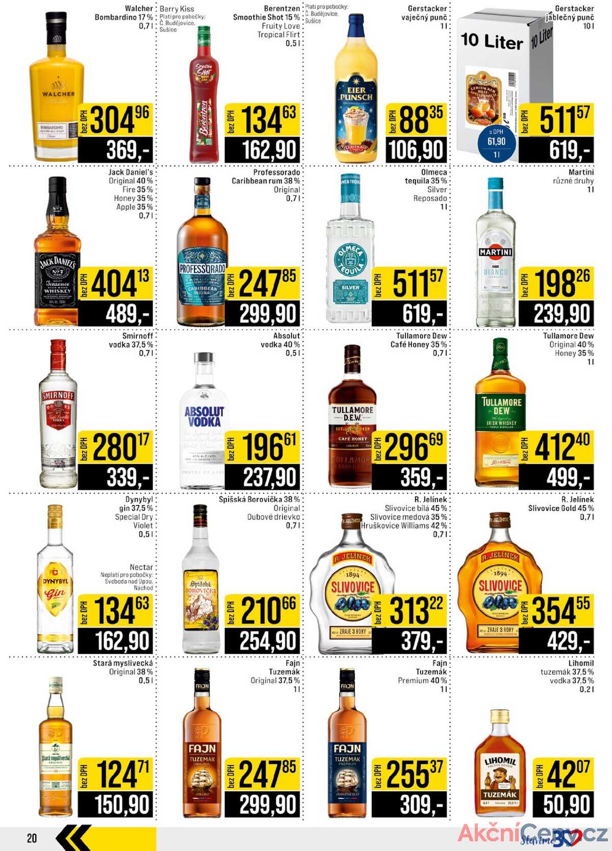 JIP Cash & Carry Jilemnice, Pardubice, Ostrava, Karlovy Vary, Olomouc a Zlín 29.10. - 4.11. strana 20