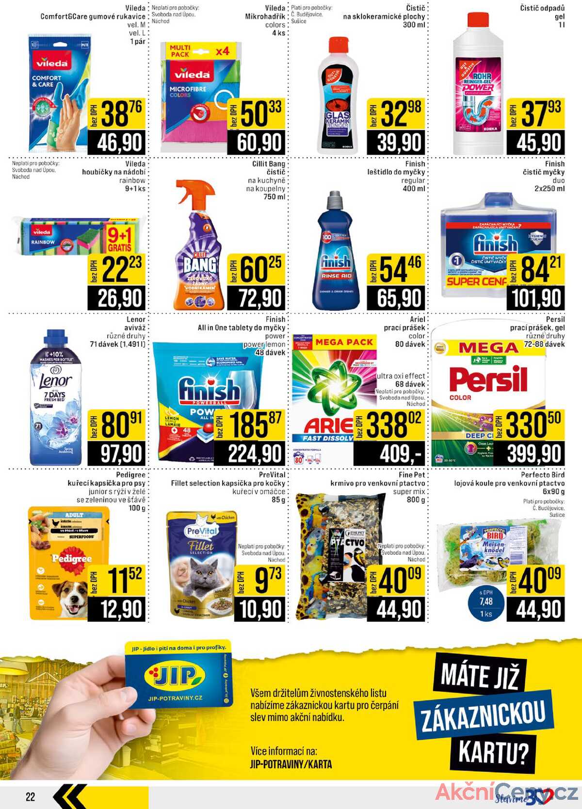 JIP Cash & Carry Jilemnice, Pardubice, Ostrava, Karlovy Vary, Olomouc a Zlín 29.10. - 4.11. strana 22