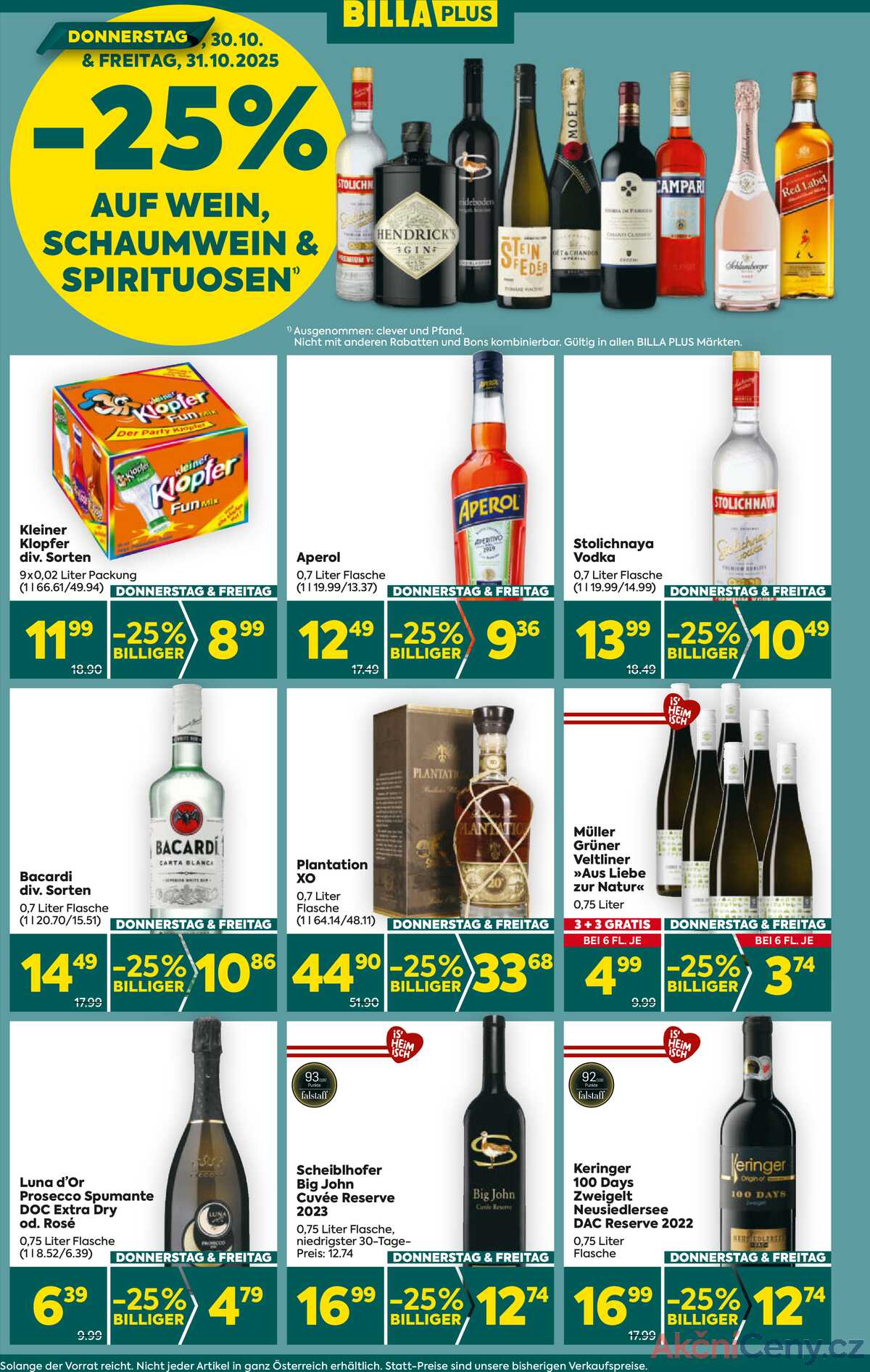 Leták BILLA Rakousko 30.10.-5.11.2025 - BILLA PLUS strana 2