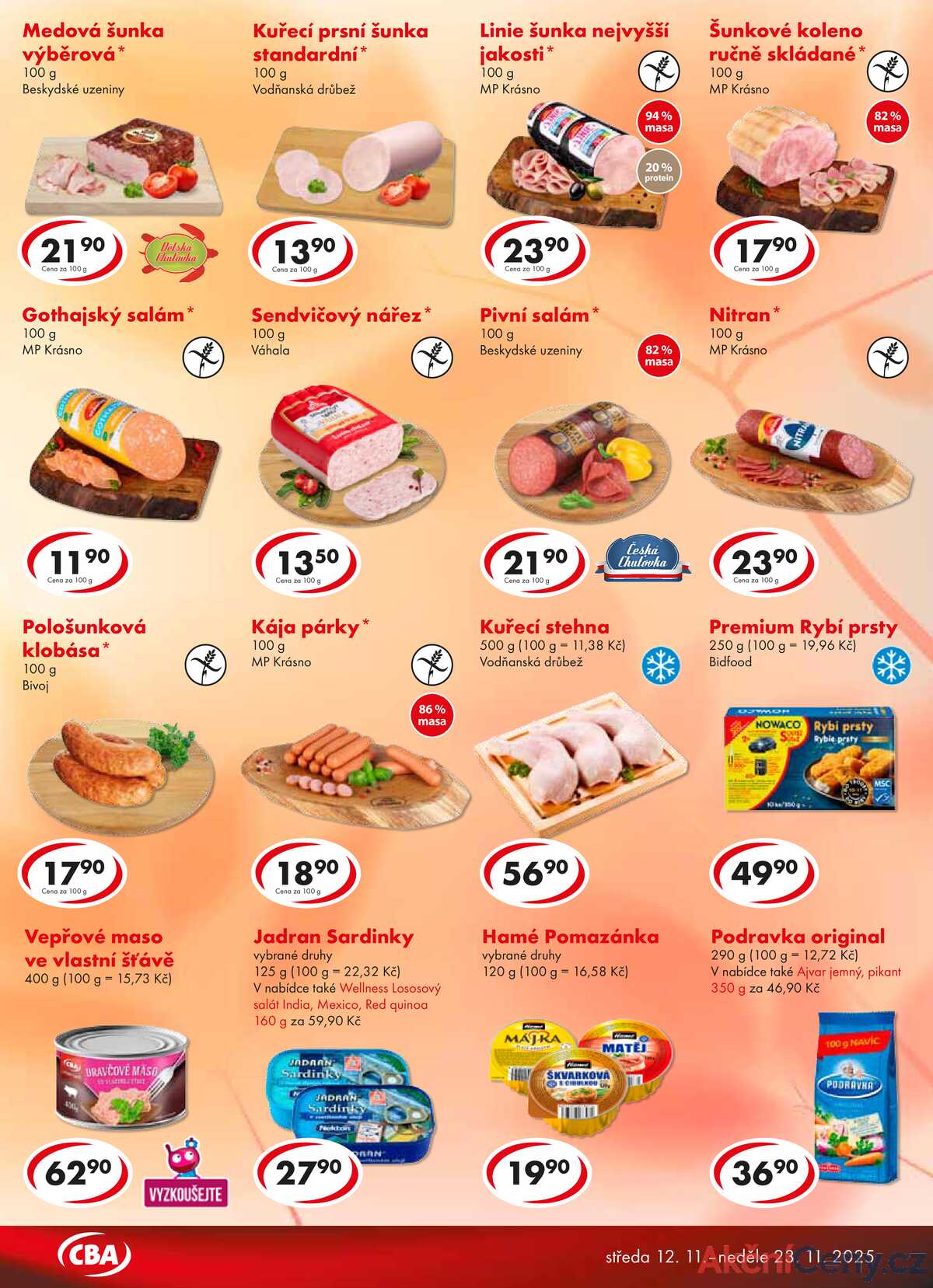 CBA potraviny od 12.11. do 23.11.2025 strana 3