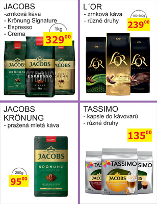 BENE Nápoje od 1.11. do 30.11.2025