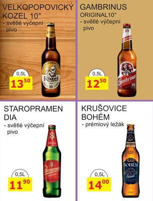 BENE Nápoje od 1.11. do 30.11.2025