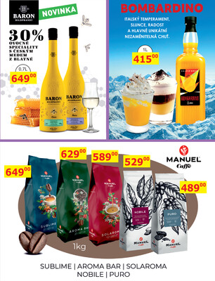 BENE Nápoje od 1.11. do 30.11.2025