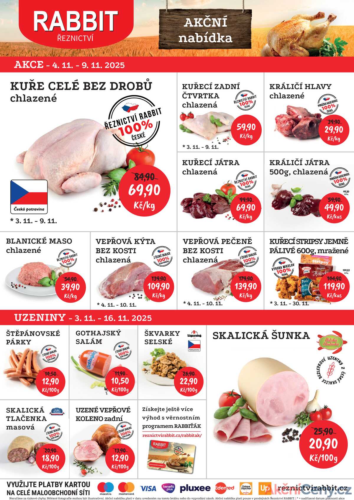 RABBIT řeznictví od 3.11. do 9.11.2025 strana 1