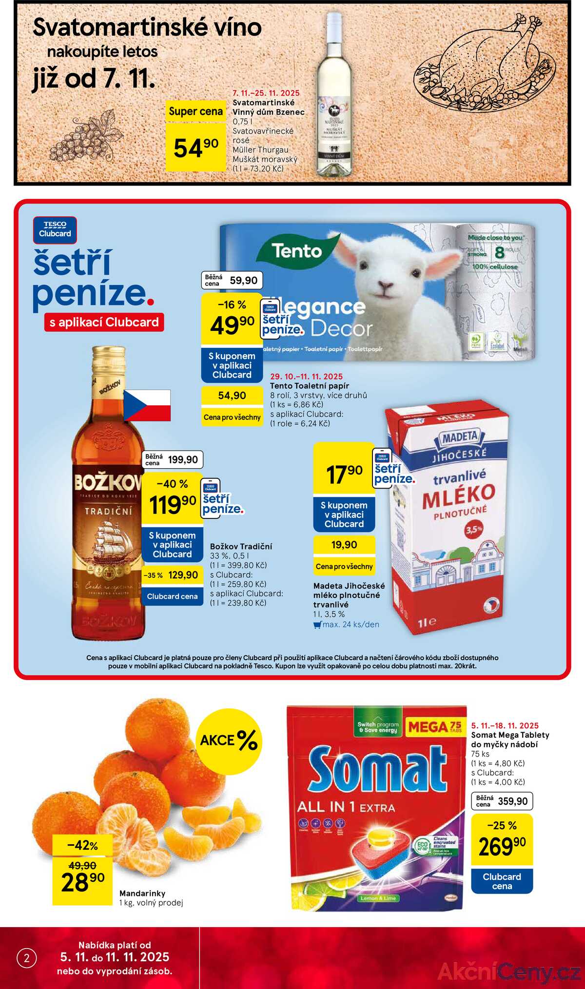 Tesco supermarkety od 5.11. do 11.11.2025 strana 2