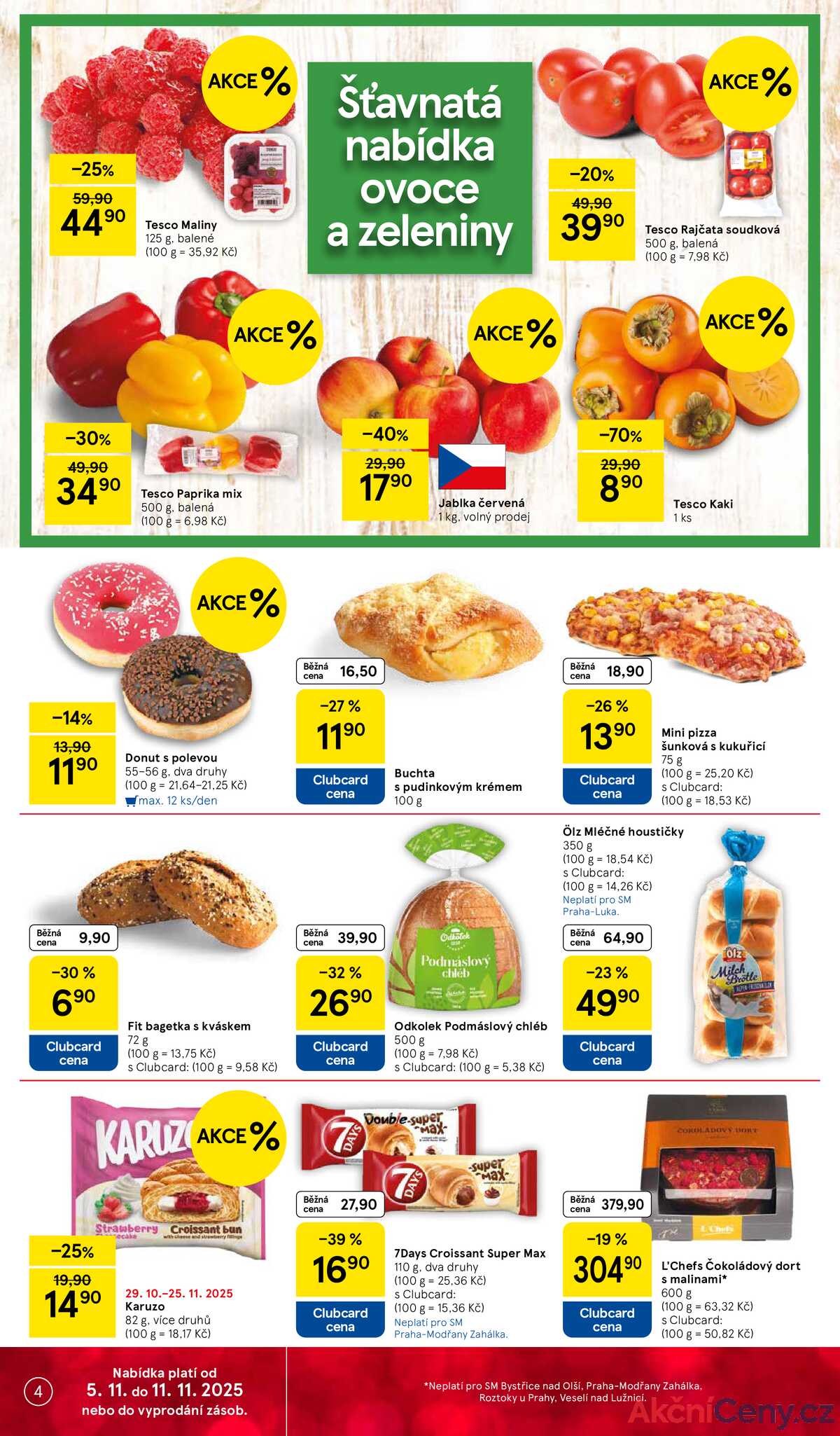 Tesco supermarkety od 5.11. do 11.11.2025 strana 4