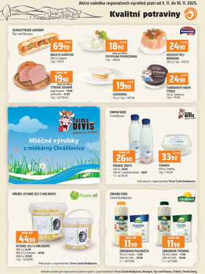 Terno České Budějovice, Třeboň, Trhové sviny, Bechyně, Týn nad Vltavou od 5.11. do 11.11.2025