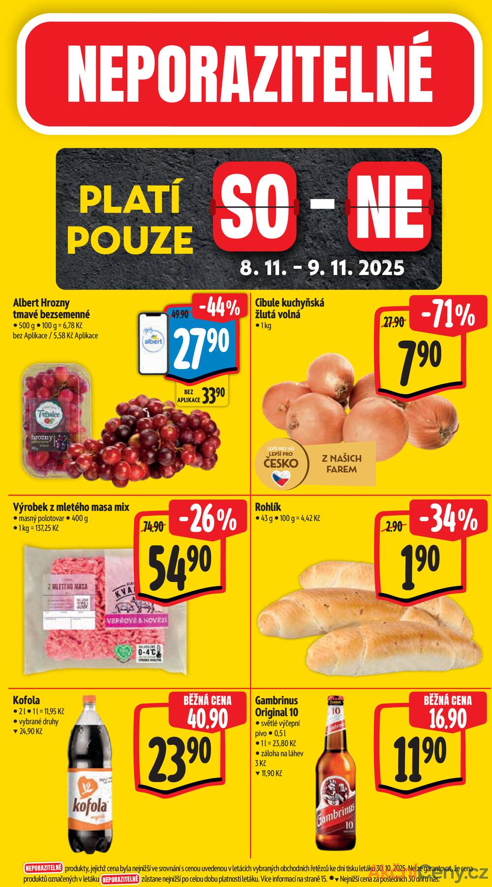 Leták Albert - Albert Supermarket od 5.11. do 11.11.2025 - strana 44