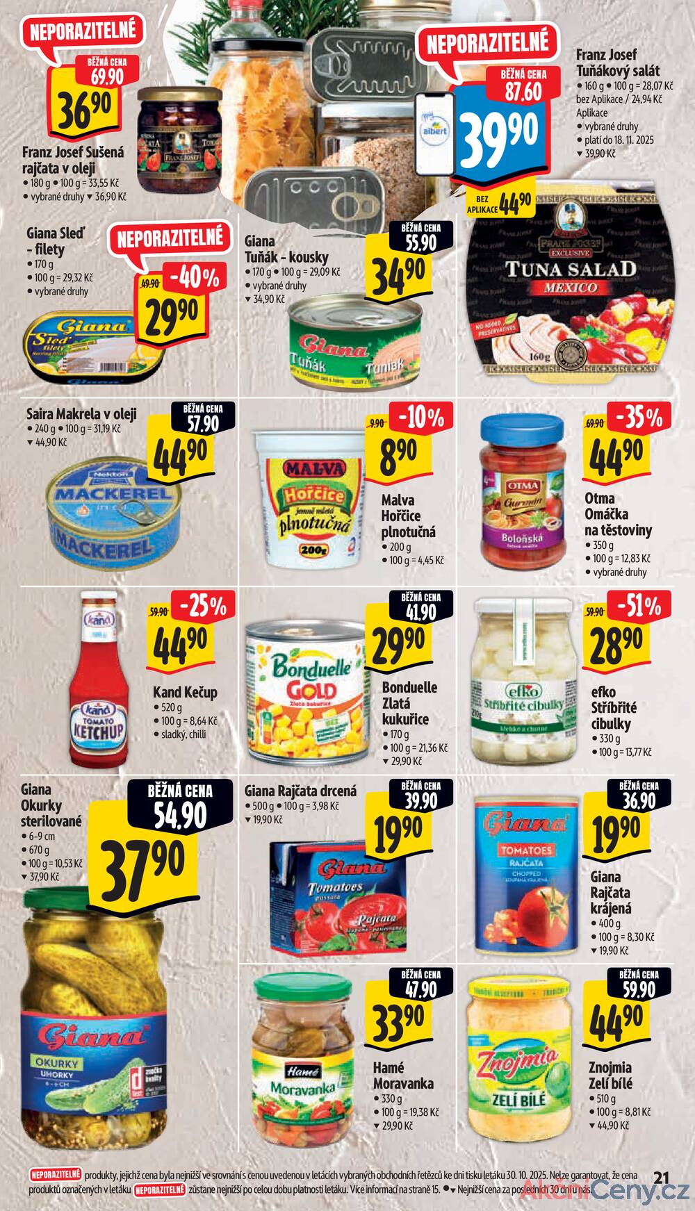 Leták Albert
platný do 11.11.2025 - strana 31