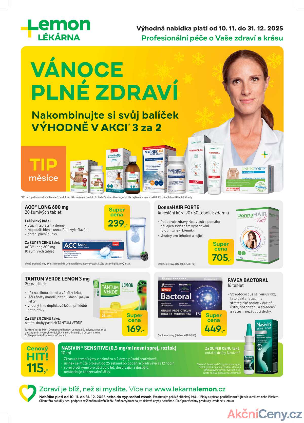 Lékárna LEMON od 10.11. do 31.12.2025 strana 1