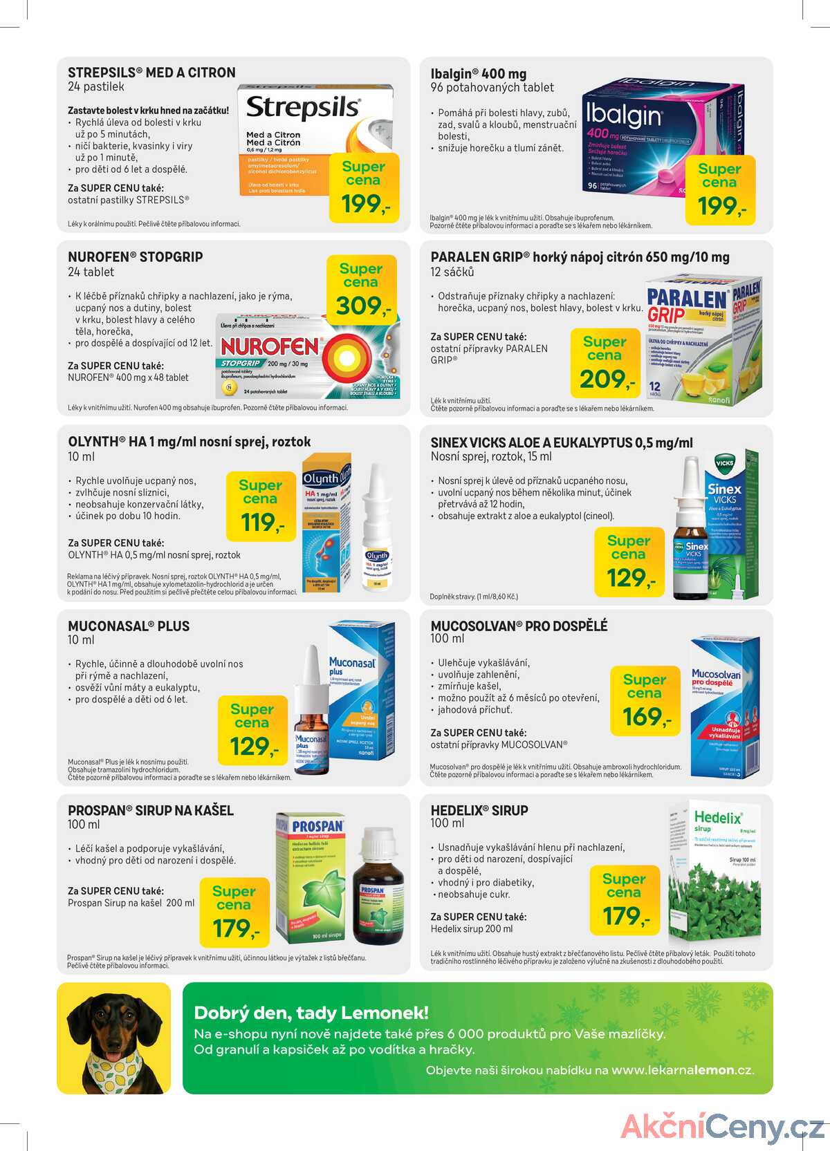 Lékárna LEMON od 10.11. do 31.12.2025 strana 2
