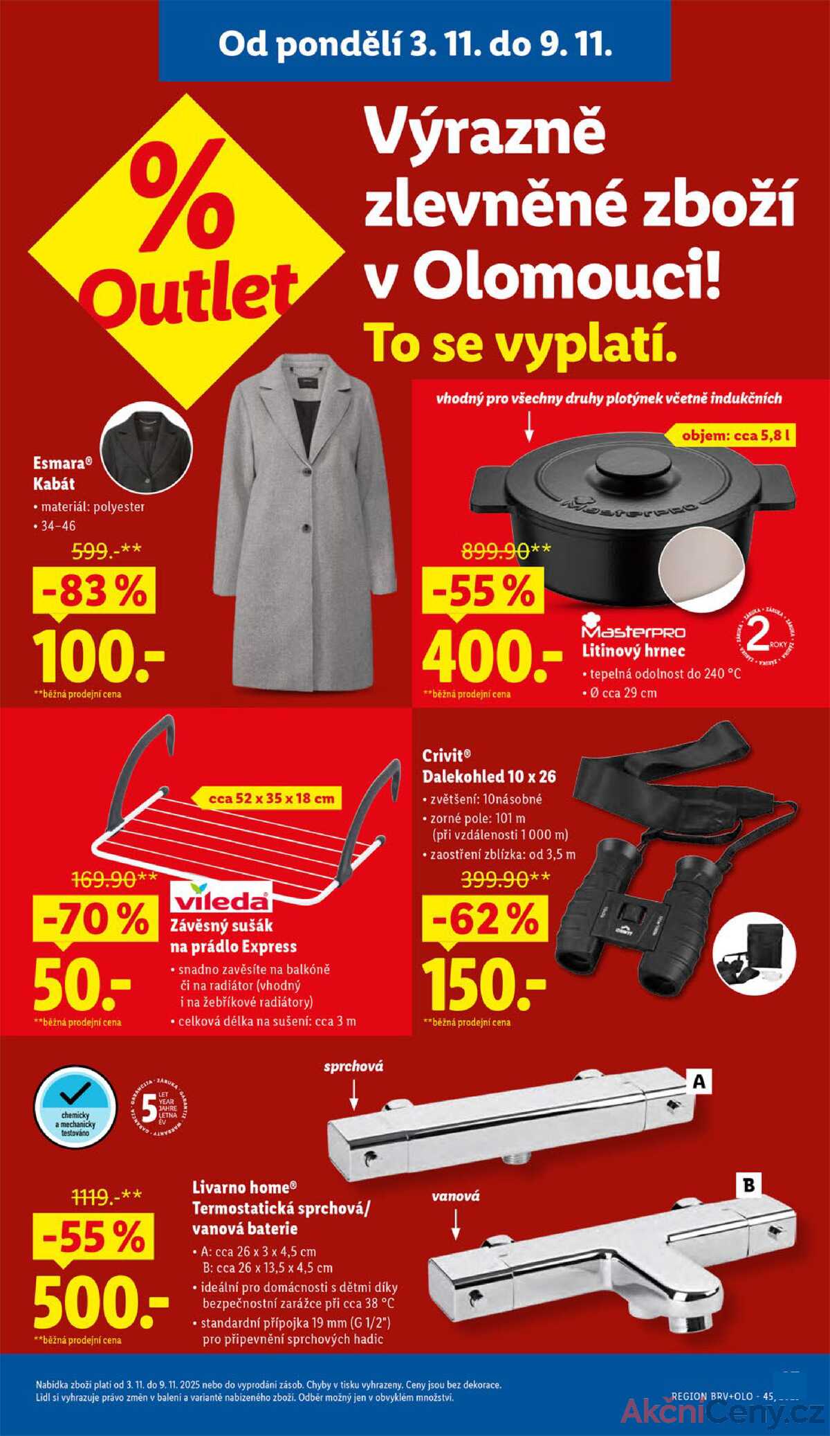 Lidl Spotřební zboží 3.11. - 9.11. strana 3