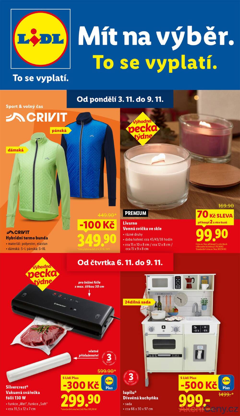 Leták Lidl - Lidl Spotřební zboží 3.11. - 9.11. - strana 1