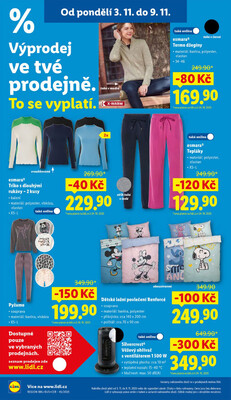 Lidl Spotřební zboží 3.11. - 9.11.