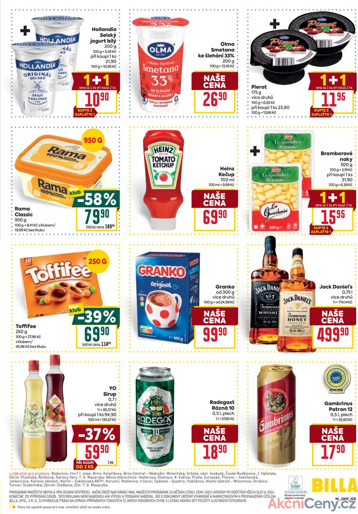Billa malý leták od 5.11. do 11.11.2025 strana 3