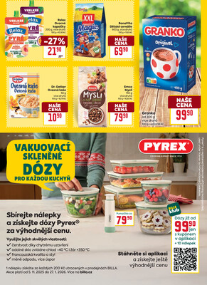 Billa  od 5.11. do 11.11.2025