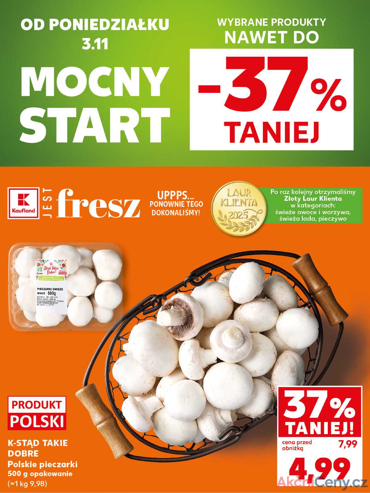 Leták Kaufland Polsko 3.11.-5.11.2025 - Silný start strana 2